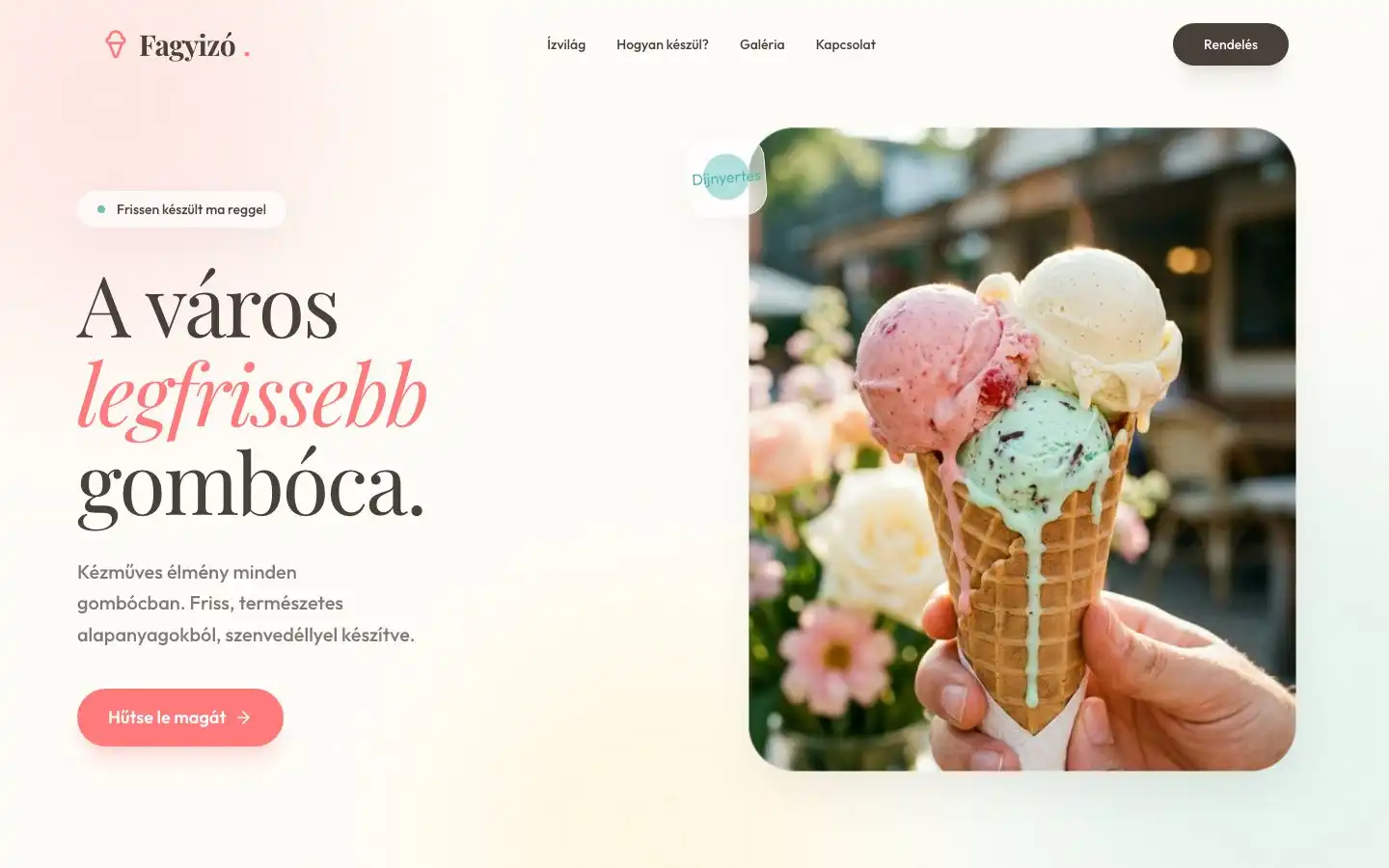 Artisan Ice Cream Parlor